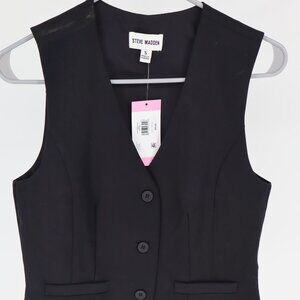 Women's Black vest, Steve Madden